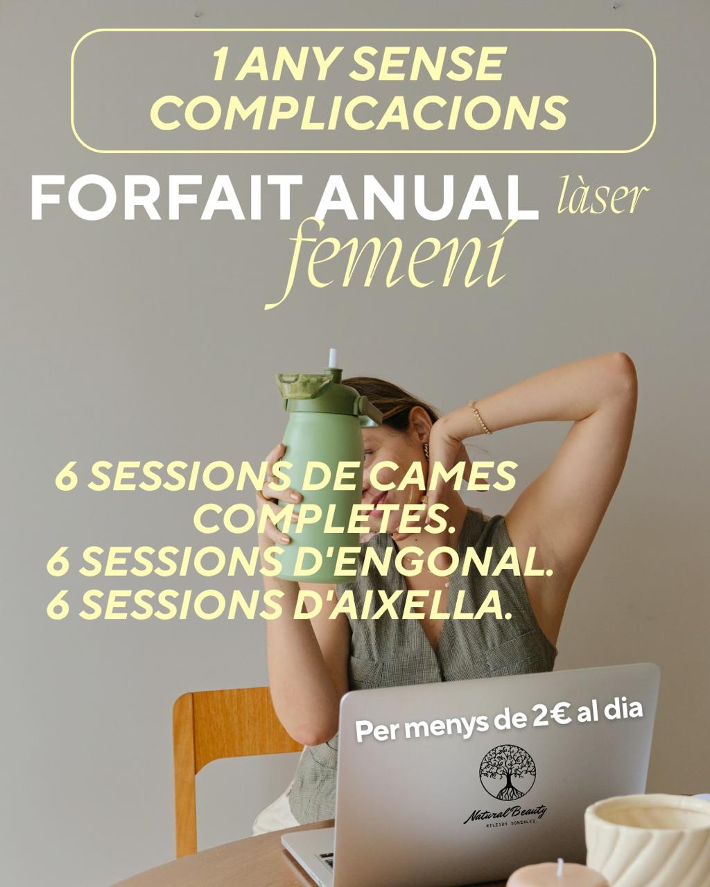 NATURAL BEAUTY MILEIDY · FORFET ANUAL DE DEPILACIÓ LÀSER 💎✨ Un any sencer de depilació femenina per menys de 2 € al dia! ✨💎 La suavitat diària no hauria de ser un luxe… i ara és més accessible que mai. Amb el nostre forfet anual, gaudeixes de 365 dies de pell suau, cuidada i radiant, sense complicacions ni sorpreses. Només tu, la teva comoditat i la confiança de sentir-te perfecta cada dia. 🌸 Rutina fàcil, resultat impecable 🙌 Sense gestions, sense estrès ✨ Suavitat tot l’any 👉 Reserva ara el teu forfet i viu un any complet de bellesa sense interrupcions. Natural Beauty Mileidy — la teva pell, sempre al millor nivell. #NaturalBeautyMileidy #DepilacióFemenina #ForfetAnual #PellSuau #AndorraBeauty